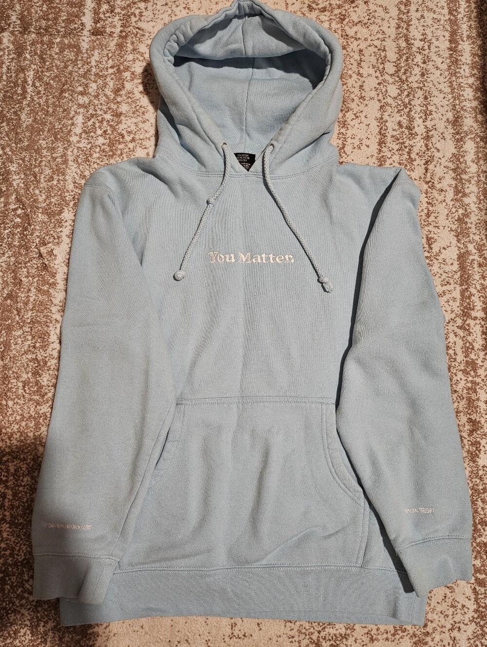 Baby Blue You Matter Hoodie